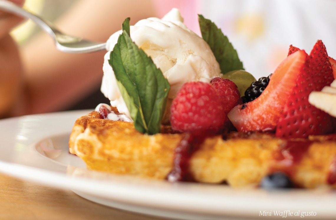 Mini Waffle al gusto