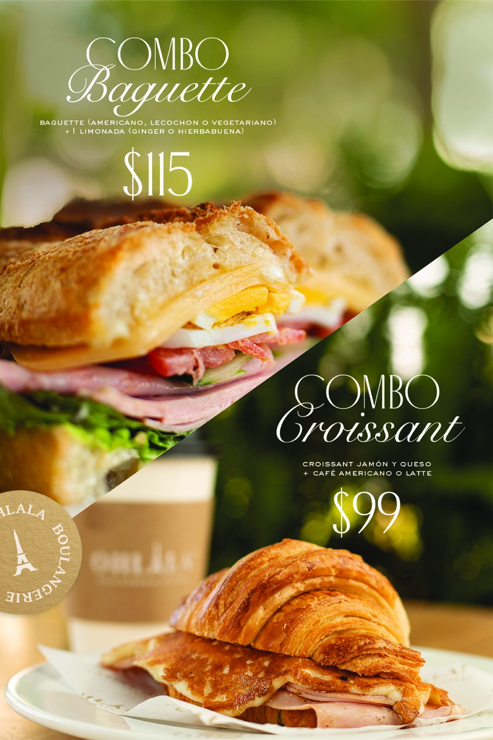 Baguete / Croissant $99.00